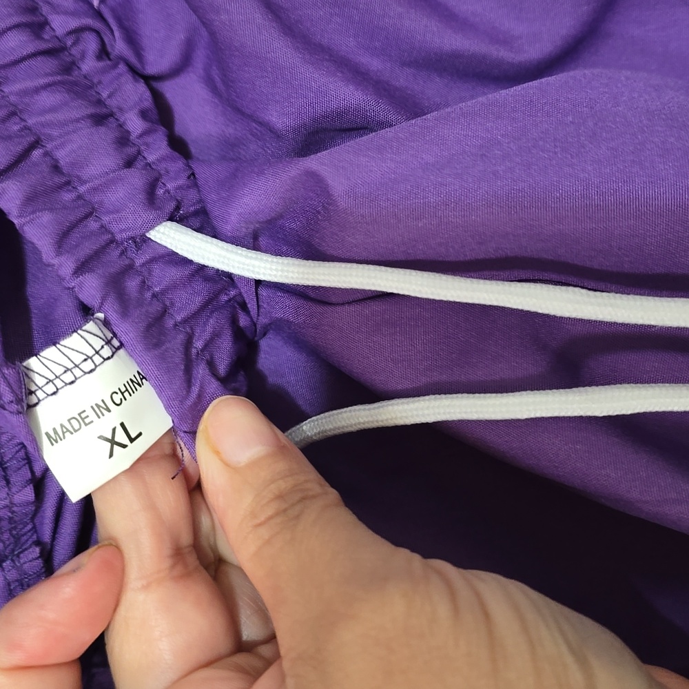 No Boundaries Purple Cargo Pants - Picture 2 of 6
